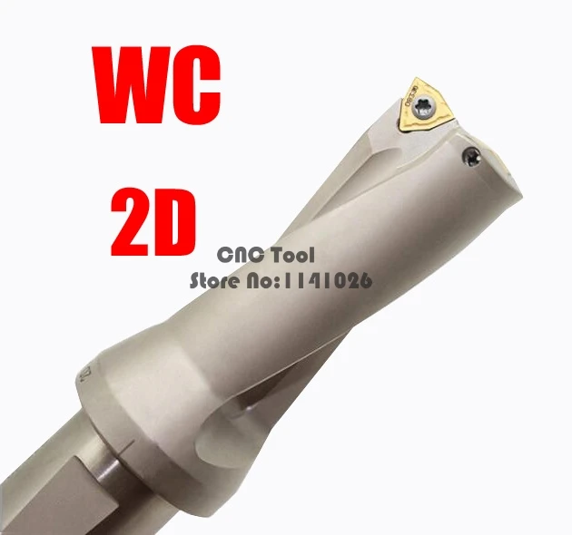 1 Uds taladro SP WC C25 2D 13mm 14mm 15mm 16mm 17mm 18mm 19mm 20mm taladro de inserción Indexab U herramienta de perforación de Metal de agujero poco profundo para SP