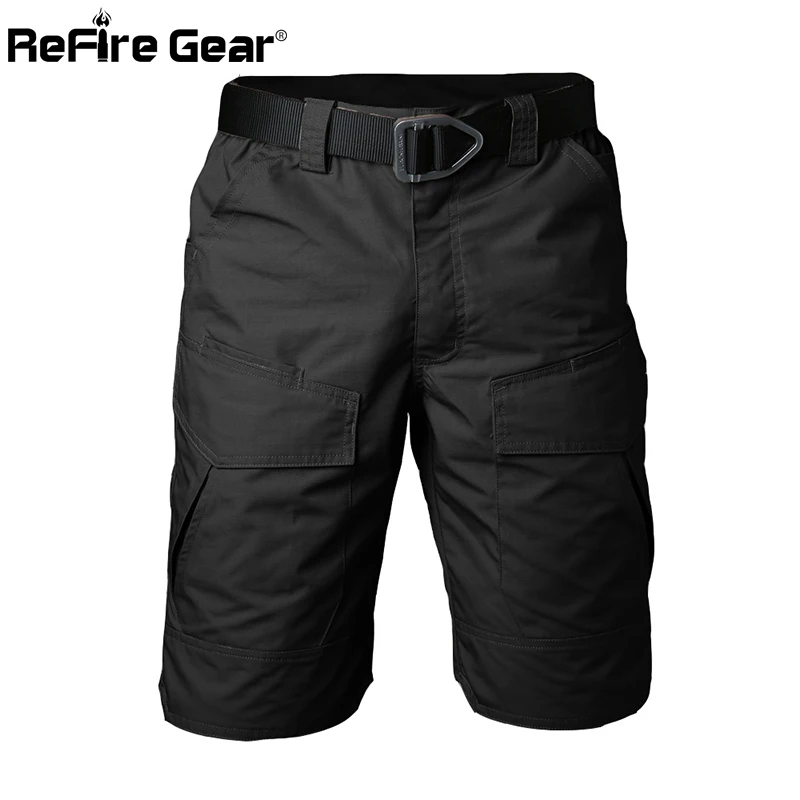 Shorts tácticos impermeables hombre – Camuflaje militar con bolsillo - imagen 5