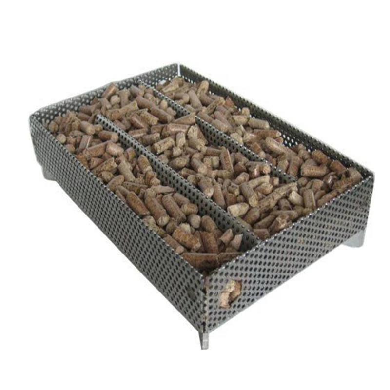 BBQ Smoke Generator Tube Stainless Steel Grill Smoking Mesh Cube Barbecue Smoker Box Wood Pellet Kitchen Outdoor Camping Tools