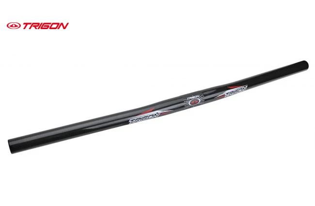 

TRIGON HB101 MTB full carbon fiber bike bicycle horizontal flat handlebar carbon handlebar bar 25.4mm fit for folding bike parts