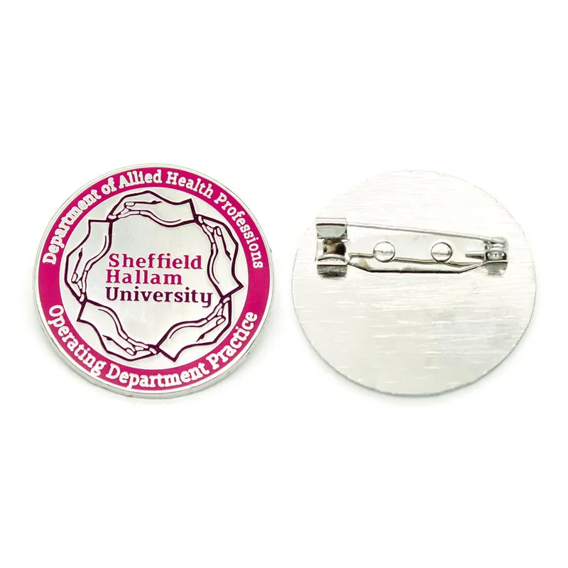 Custom badge manufacturers produce engraving paint color badges