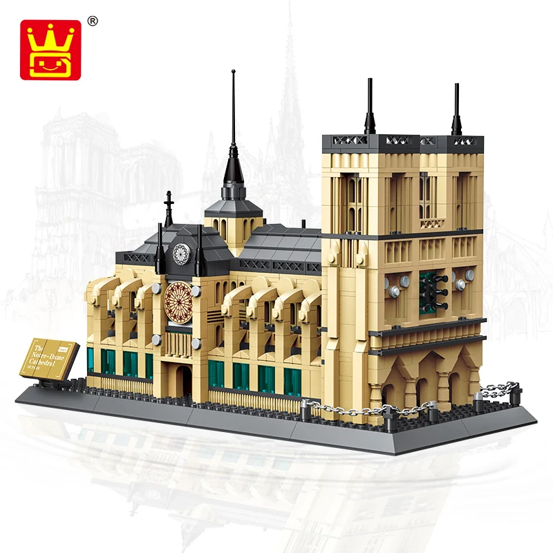 1380pcs World Architecture Paris Building Block Brick Toy 5210