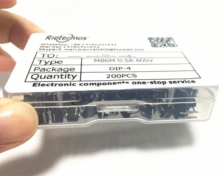 200 PCS MB6M 0.5A 600 V DIP - 4 คุณภาพสูง