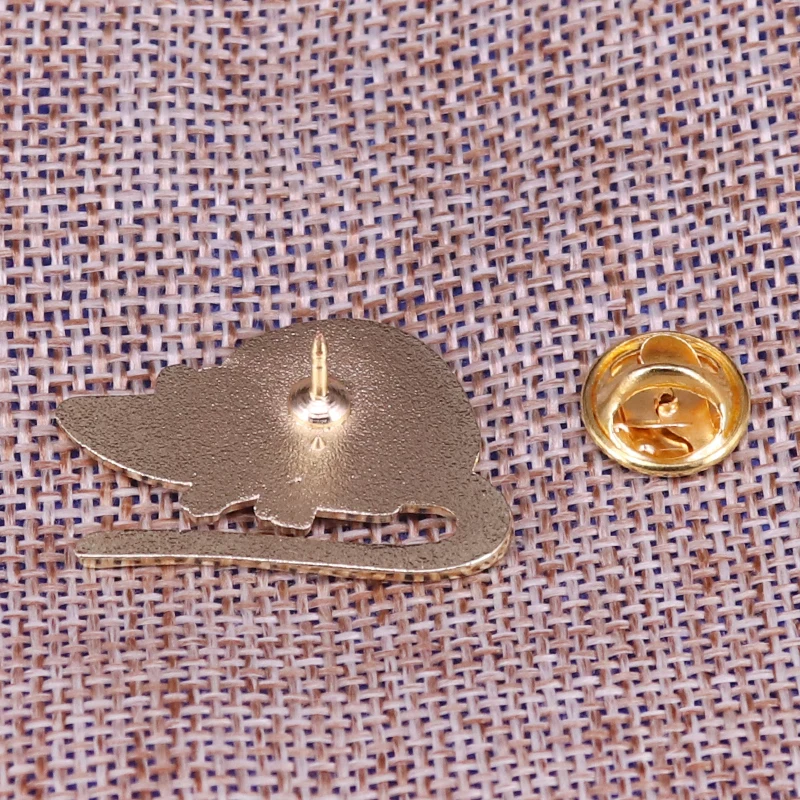 الأسود الماوس المينا دبوس مقنعين الفئران بروش لطيف الحيوانات الأليفة شارة مضحك مجوهرات بأشكال حيوانات الاطفال هدية للجنسين قميص سترة التبعي