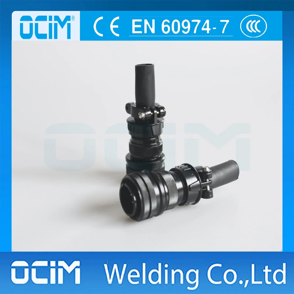 1PC 6 Pin Plug Male  Connector For Welding Torch