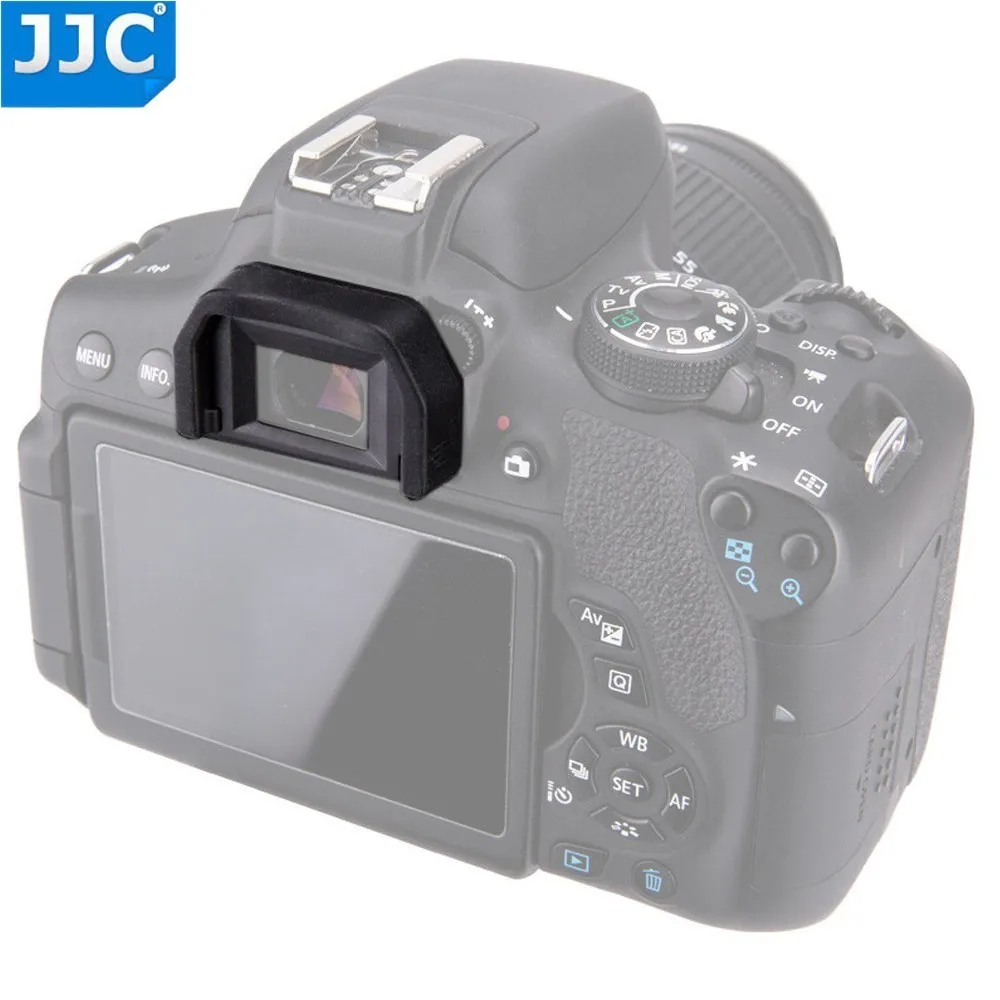 JJC Camera Eyecup for CANON EOS 250D 77D 100D 200D 1100D 650D 600D 550D 500D 1200D 760D 750D T5i T6i T6s Replaces Canon Ef