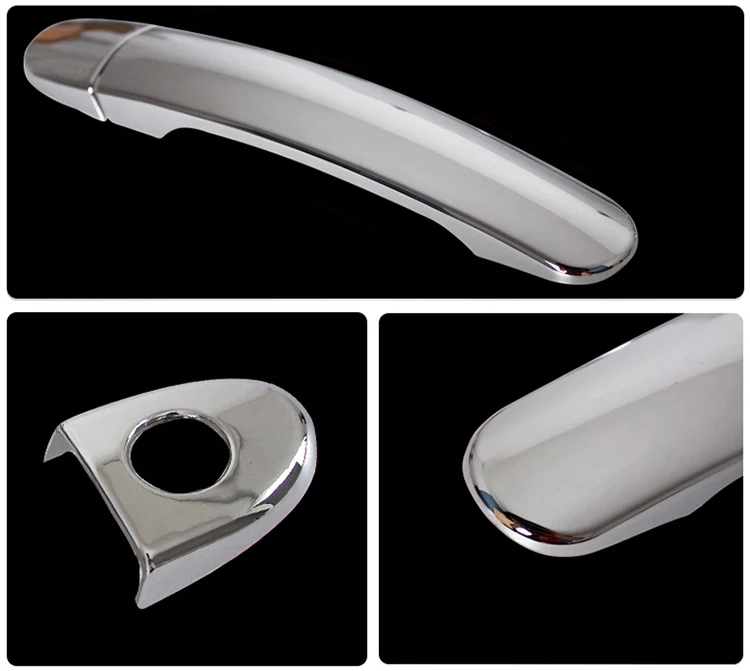 For Seat Leon MK2 2005-2012 1P Chrome Door Handles Covers Car Accessories Stickers Car Styling 2006 2007 2008 2009 2010 FR FR+