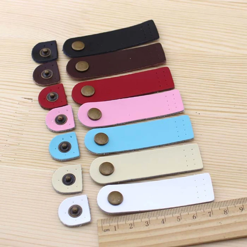 5PCS/Lot DIY Handmade Wallet Purse Hasp Buttons Clasp for Handbag Card Pack Clutch Bag Buckle Accessories Charm Genuine Leather