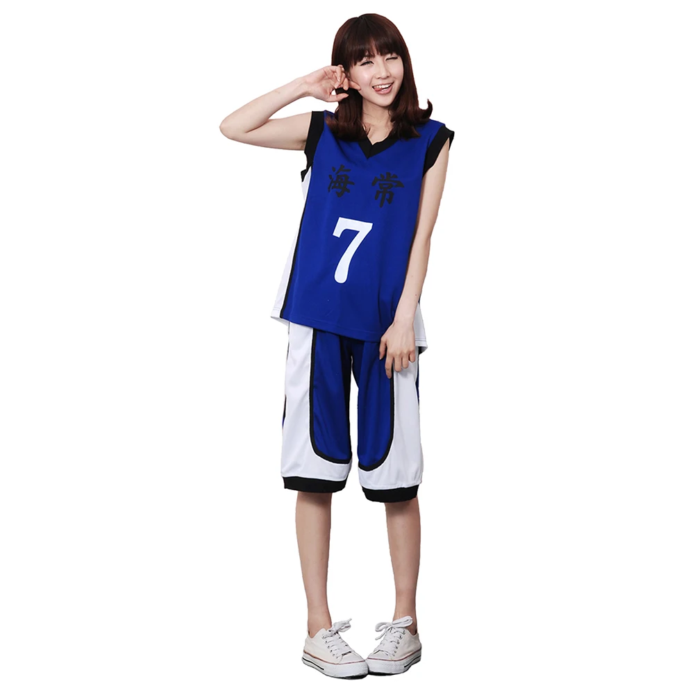 

Brdwn Kuroko no Basket Unisex Yukio Kasamatsu Kise Ryota Hayakawa Mitsuhiro Kaijo NO.4.7.10 Cosplay Basketball Uniforms