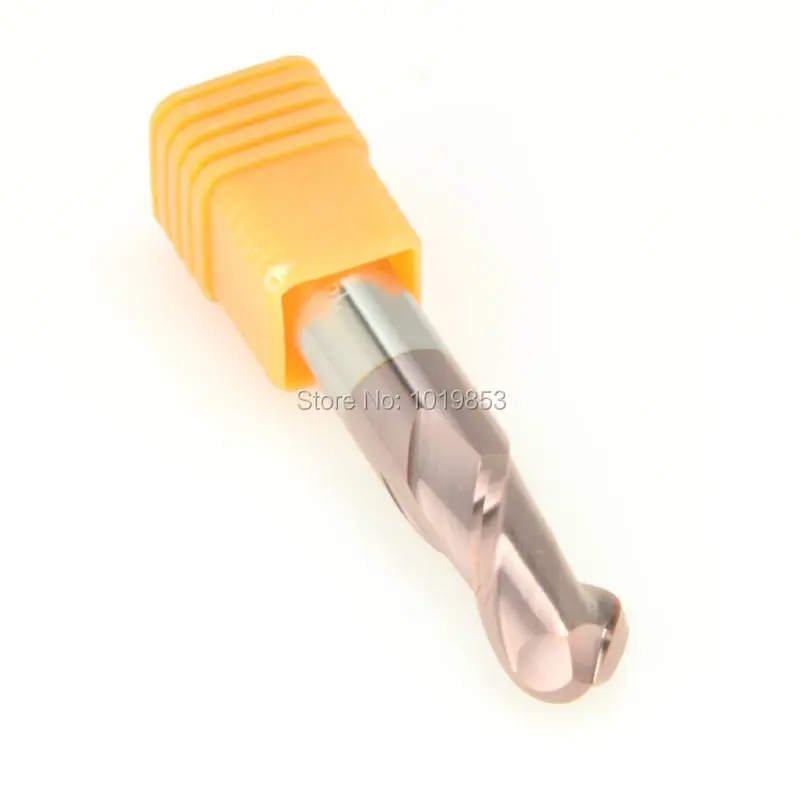 

3pcs SLONS S300-R3x6x75L HRC55 tungsten solid carbide BALL NOSE end mill milling cutter for steel or copper