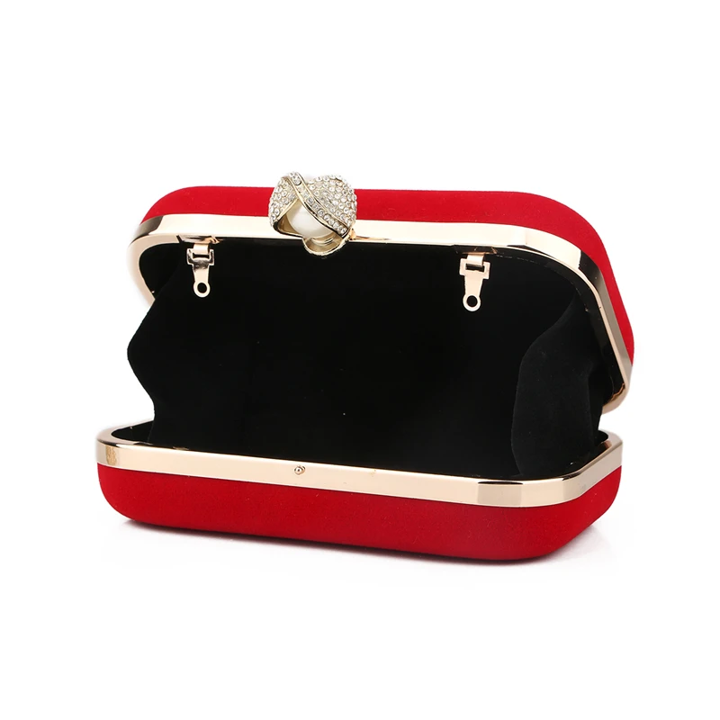 new Crystal Clutch High Quality sueded Evening Bags women bag Hard Case Evening Bag Women Messenger Bags