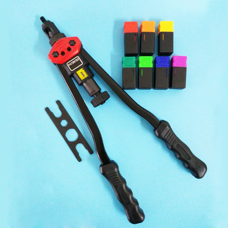 M3 M4 M5M6 M8 M10 M12 Hand Riveter Rivet Nut Gun Riveting Tools With Nut Setting System M3-M12 Hand Nut Riveter