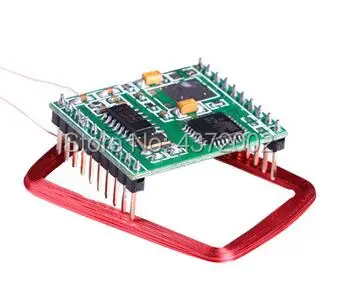 134.2KHZ fdx-b rfid reader rfid animal 125KHZ Contactless Controller Antenna RFID Module 134.2KHz FDX-B EM4305 Reader UART TTL