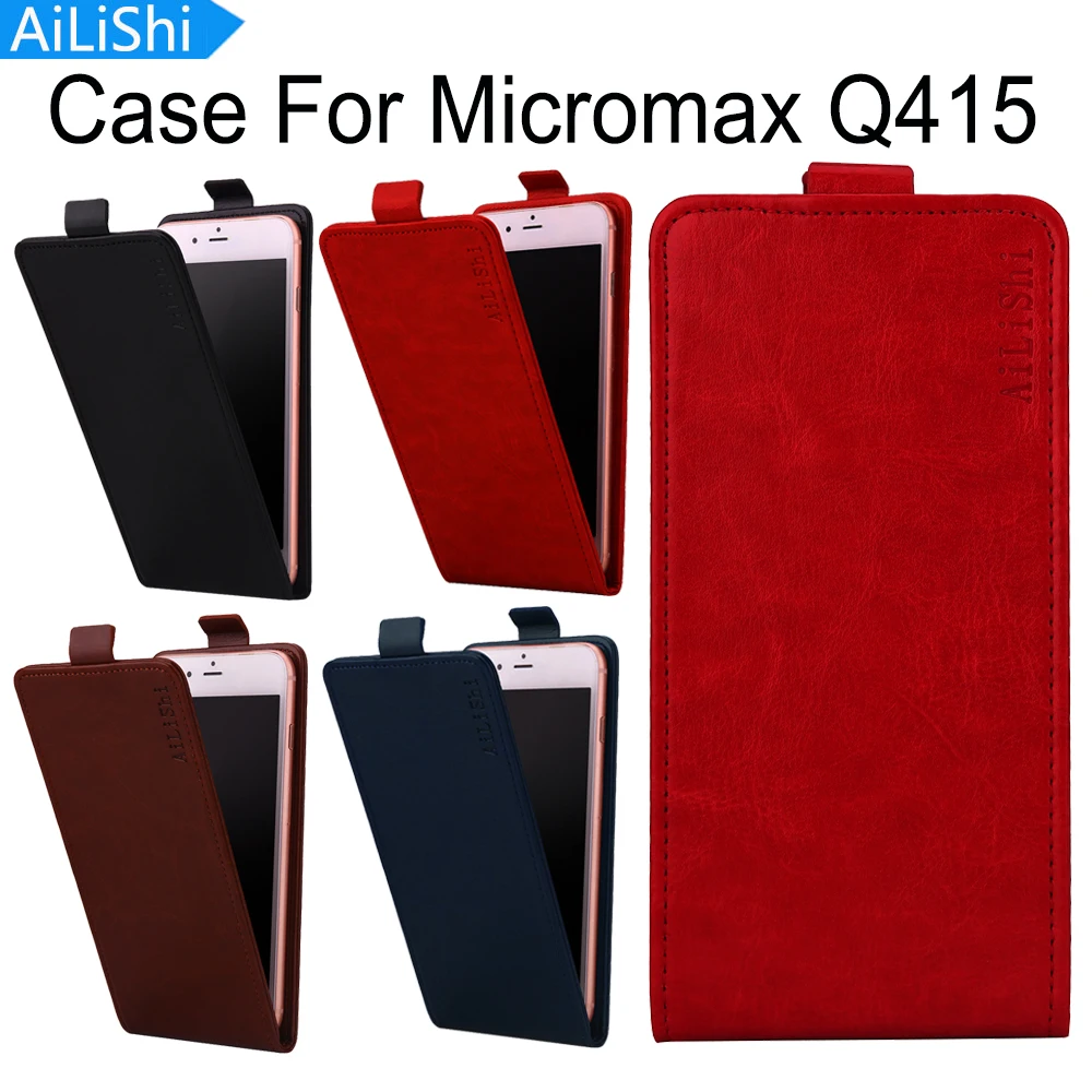 AiLiShi For Micromax Q415 Case Luxury PU Protective Cover Skin Top Quality Up And Down Flip Hot Sale Leather Case With Card Slot