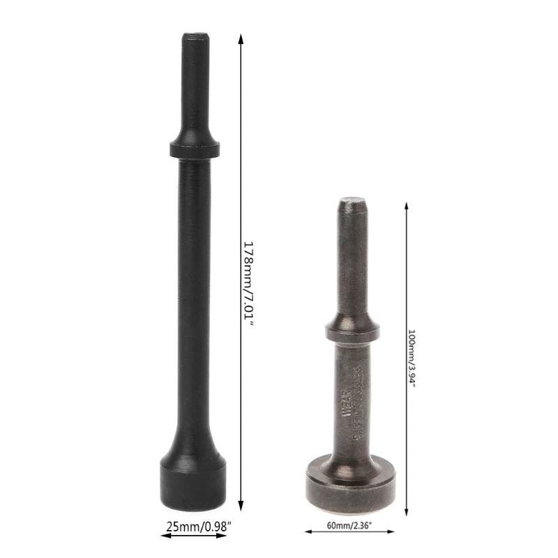 Jeu de mèches de marteau à Air comprimé, dérives pneumatiques lissantes, outils à longueur étendue, qualité ls d, 2 pièces