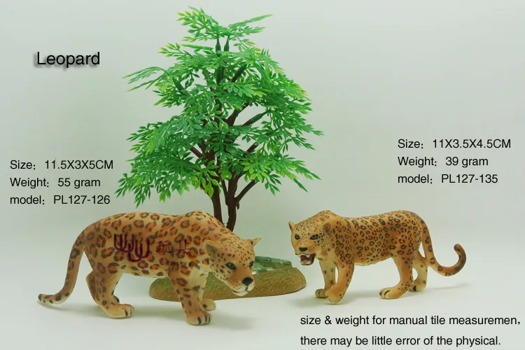 Action Figures: Leopard(Panthera pardus)  family pack Simulation model  Animals   kids toys children educational props