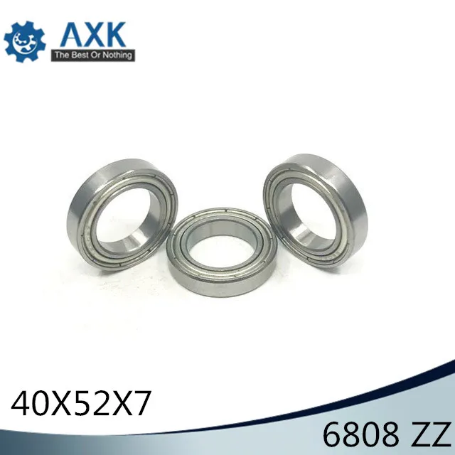 6808ZZ Bearing ABEC-1 (10PCS) 40x52x7 mm Thin Section 6808 ZZ Ball Bearings 6808Z 61808Z