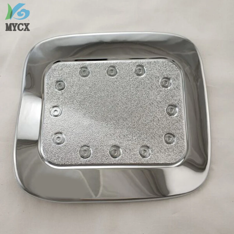 For Toyota Land Cruise 4500 LC100 FJ100 1998-2004 ABS Chrome Car Accessories Styling Auto Oil Fuel Tank Cover