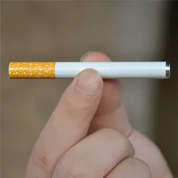 Pipa de cerámica creativa con forma de cigarrillo, accesorios Para Fumar tabaco, 55mm/78mm, 2 unidades por lote