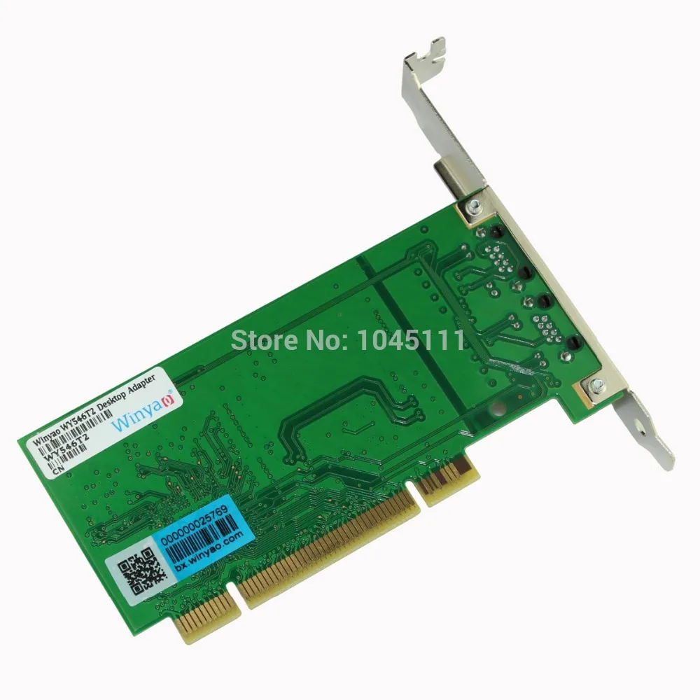 Imagem -03 - Winyao Wy546t2 Porta Dupla Cobre Rj45 Gigabit Ethernet Pci Desktop Adaptador de Rede Nic Intel82546 Chipconjunto Intel 82546eb gb