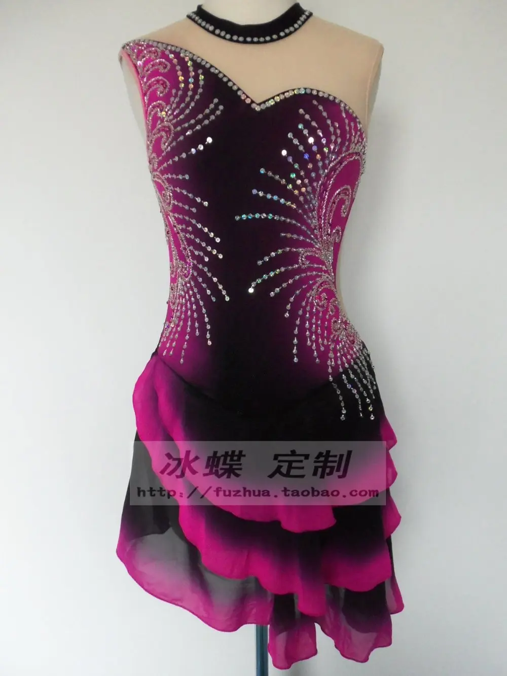 

Hot Sales Kids Ice Skating Dress Hot New Brand Skating Dress Competition For Girls DR3201
