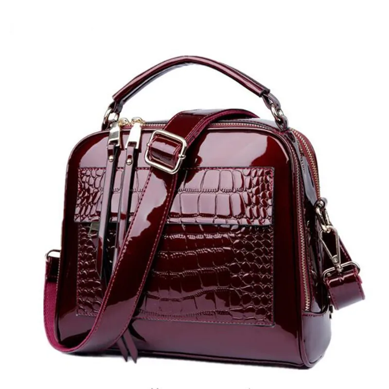 Leather bag Crocodile Vintage Women Shoulder Bags Crocodile leather handbag sluxury handbags women bags designer 2023 genuine