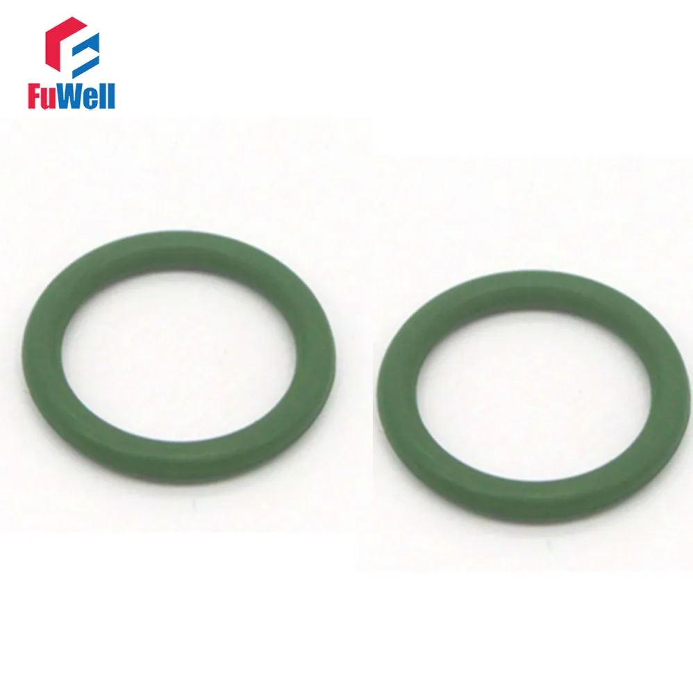 

2pcs 3.5mm Thickness Green FKM O Ring Seals 175/180/185/190/195/200mm OD Fluorine Rubber FKM O-Rings Sealing Gasket Washer