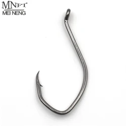 MNFT 10pcs High Quality Sea Big Fishing Hook On Saltwater Hook Size 5.5*2.8cm Carbon Steel Sharpened CatFish Fishing Hook Tackle