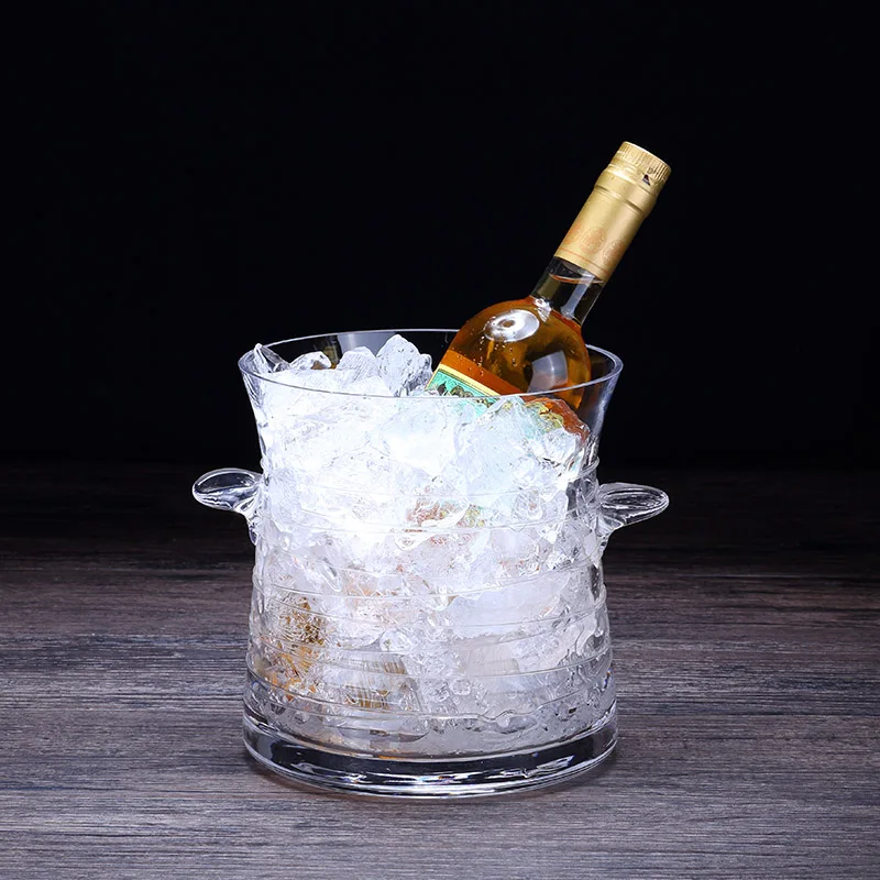 

Handcrafted 2.7-liter Ice Barrel, Champagne Barrel, Red Wine Barrel and Whisky Bar with Lead-free Crystal