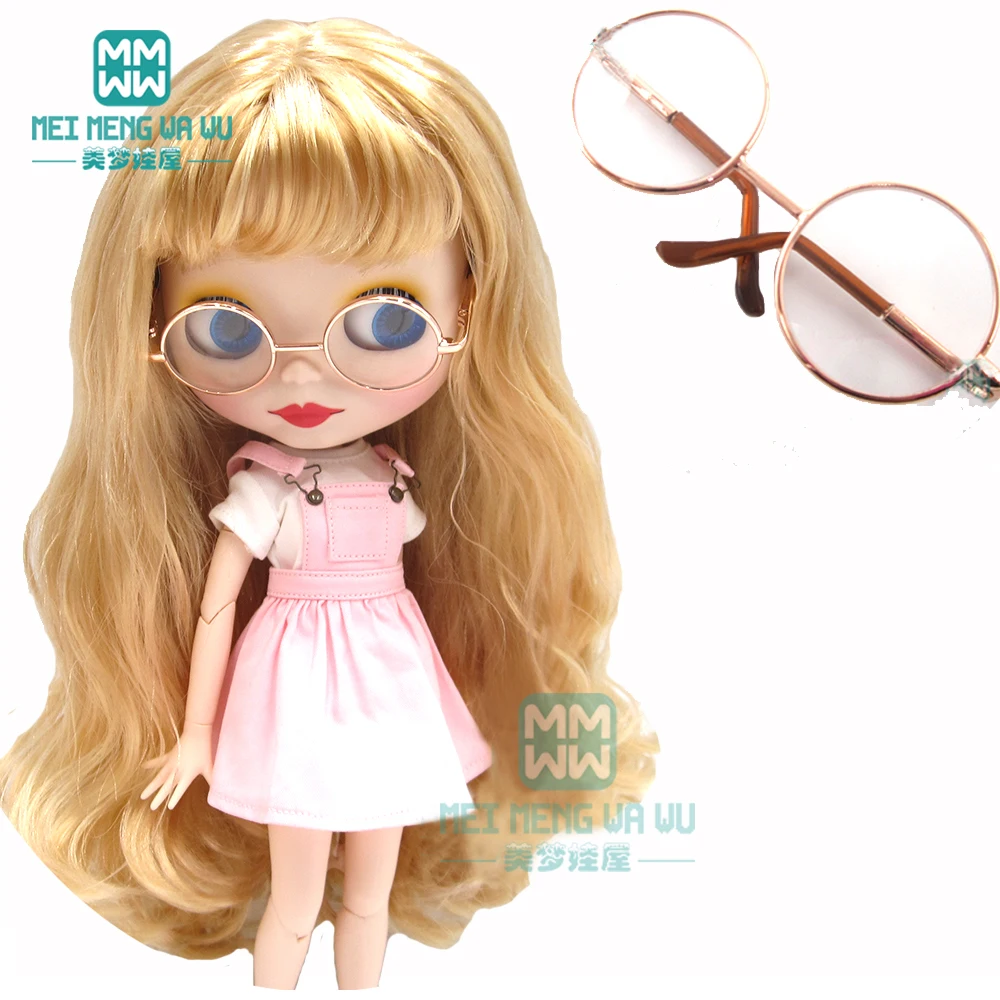 1pcs 30cm Azone Blyth doll accessories fashion doctor glasses gold, black