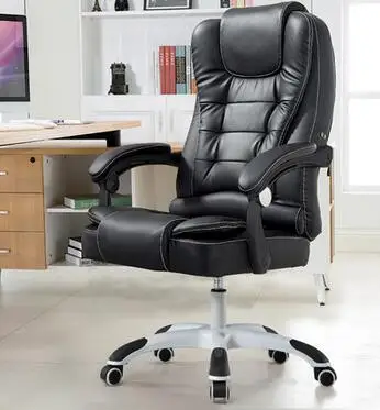 Can lie office chair USB massage foot leather chair