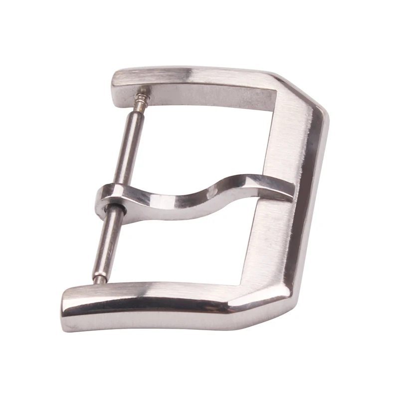 Stainless Steel Watch Strap Clasp 16mm 18mm 20mm 22mm Polished Brushed High Quality Silver Watchband Accessories Tang Pin Buckle