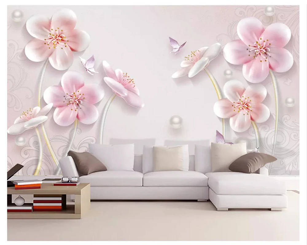 

Beibehang утолщенные модные классические обои трехмерные тисненые розы современные минималистичные европейские обои для ТВ-фона