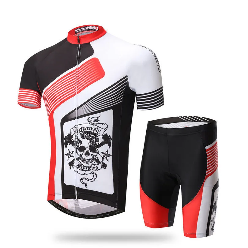 XINTOWN Cycling Jersey Men Ropa Ciclismo Short Sleeve Summer Breathable Bib Shorts Set Outdoor Sports Jersey S-XXXL