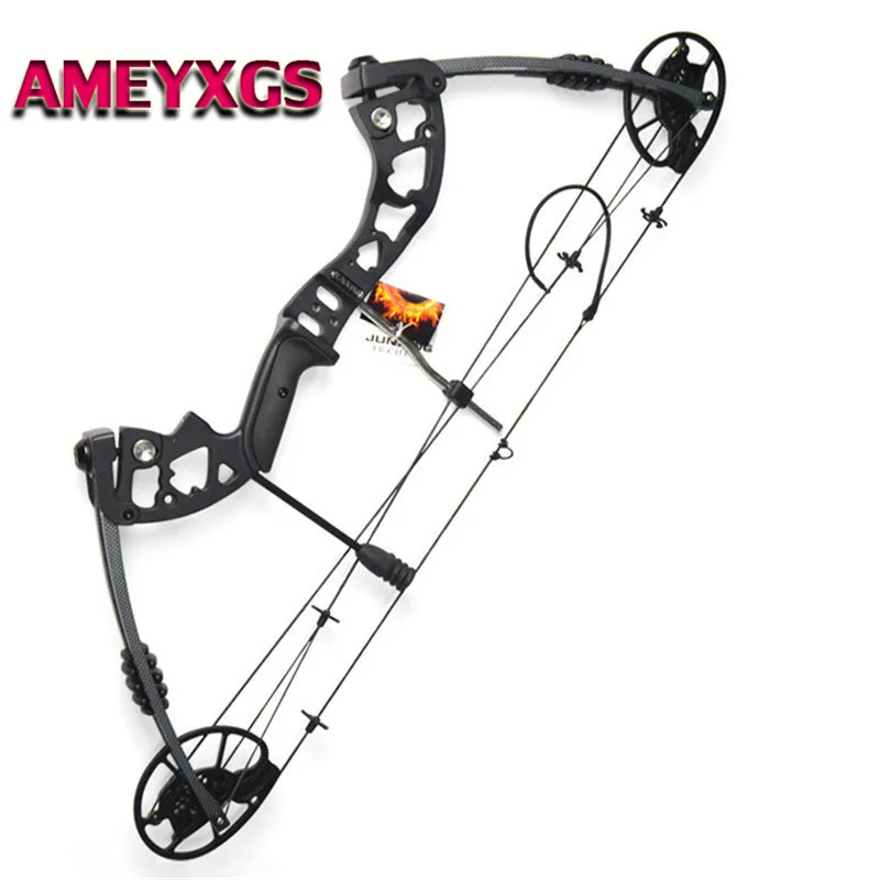 

1pc 30-70lbs Archery Compound Bow Adjustable Adult Archery Equipment Right Hand Hunting Bow For Outdoor Archery Camping Shooting