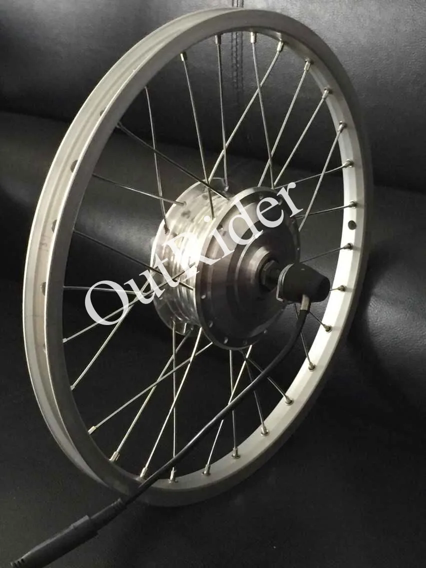 Outrider High Quality 36V Front Brushless 80mm Motor For Brompton/Dahon Fold Bike with  CE/EN15194 Approved