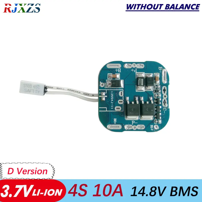 4S 10A Li-ion 14.8v 18650 DIY BMS PCM  Battery Protection Board For 3 Cell-Pack