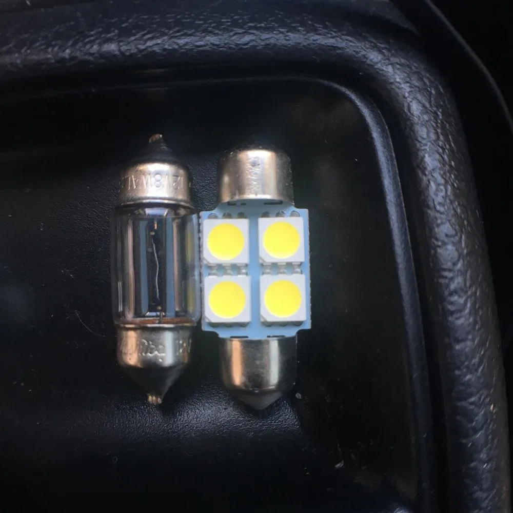 10x Canbus LED Interior Light Kit Package for 1999 2000 -2004 Jeep Grand Cherokee glove box Map Dome Trunk License plate Light