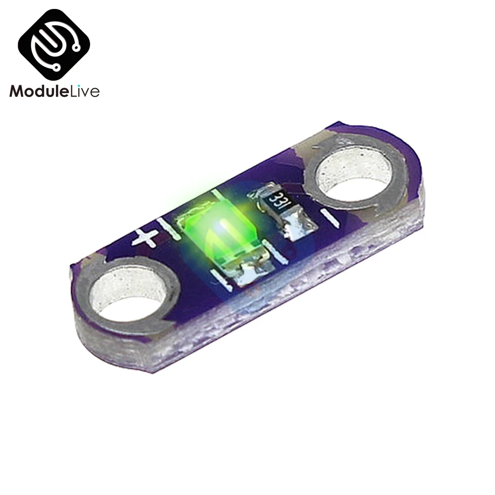 5 sztuk/partia LilyPad LED asortyment 5 kolory z czerwony/niebieski/zielony//biały/żółty dla Arduino IDS LilyPad modułu led