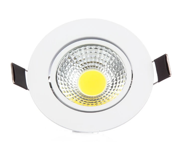 7W Dimmable COB Led Ceiling Down lights COB Led Recessed Downlight 7W Spot Lamp Indoor Lighting for Home