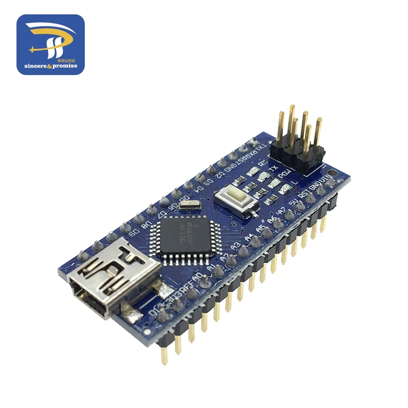 Geschweißtes nano 3.0 ch340g atmega328 mini ch340c controller board modul für arduino ch340 atmega328p usb v2.0 treiber mit kabel – Detail 2