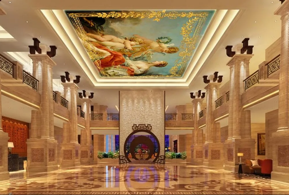 

Angel wallpaper mural custom 3d wallpaper murals ceiling 3d wallpaper mural ceiling Home Decoration