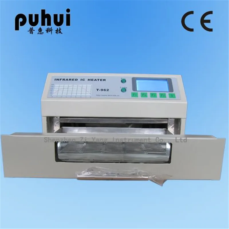 PUHUI T-962 T962 Reflow Oven Infrared IC Heater Soldering Machine 800W 180 x 235 MM T962 For BGA SMD SMT Rework