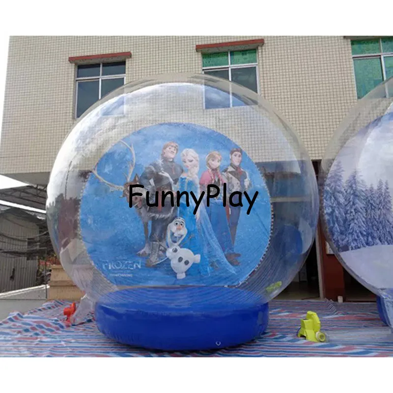 Inflatable Advertising Ball Decoration Snow Globe for wedding christmas event advertising show,inflatable photo show booth