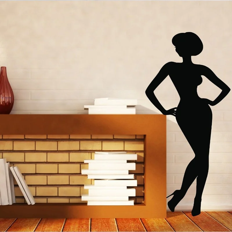 Сексуальная девушка клубная наклейка голая наклейка Muurstickers плакаты виниловые наклейки на стены Pegatina Quadro Parede Декор фреска сексуальная девушка наклейка