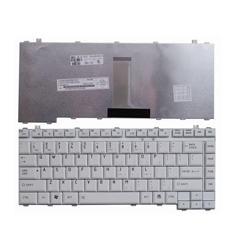 

YALUZU US new Laptop keyboard for Toshiba Tecra A9 M9 Satellite Pro S200 black white English keyboard