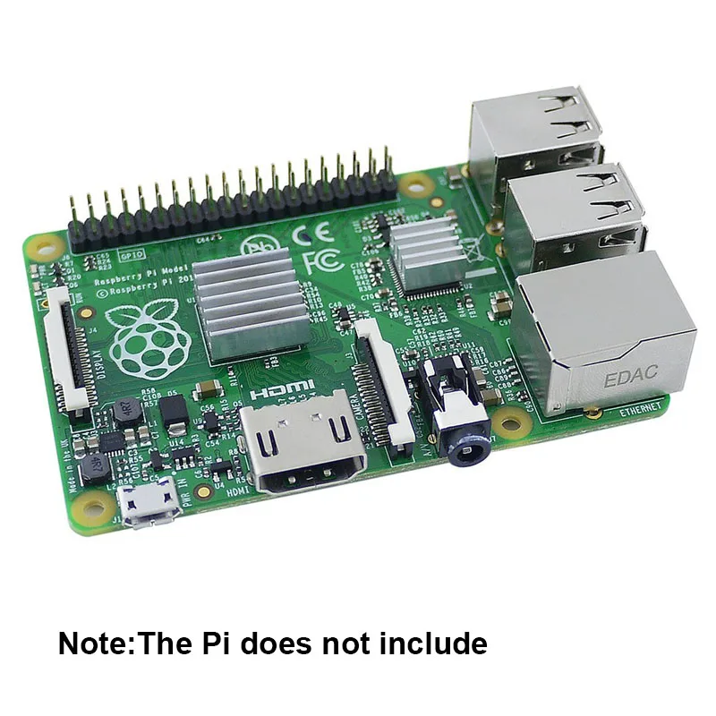 2 Sets/6pcs CPU RAM LAN Aluminum Heatsink Cooler,Mini PC Raspberry Pi 2, Raspberry Pi A A+, Raspberry Pi B B+ Radiator Cooling