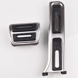 Stainless steel Car Pedal Pads Cover For Audi Audi A3 8P A1 TT Q3 for Jetta mk6 Beetle Shara Car Stying
