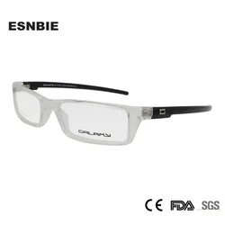 ESNBIE TR90 Plastic Titanium Glasses Frame Men Spectacle frames Man Prescription Eyewear Full Optical Frame lunette de vue