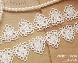 1yard Width:3cm Sweet Heart Lace Rose Trim Lace Embellish for Clothing Embroidered Lace(ss-311)